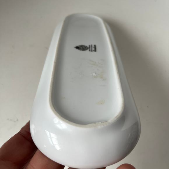 EVERHAM ROYAL WORCESTER Olive or Candy Dish 9" Gold Trimmed Berries England - Picture 8 of 12